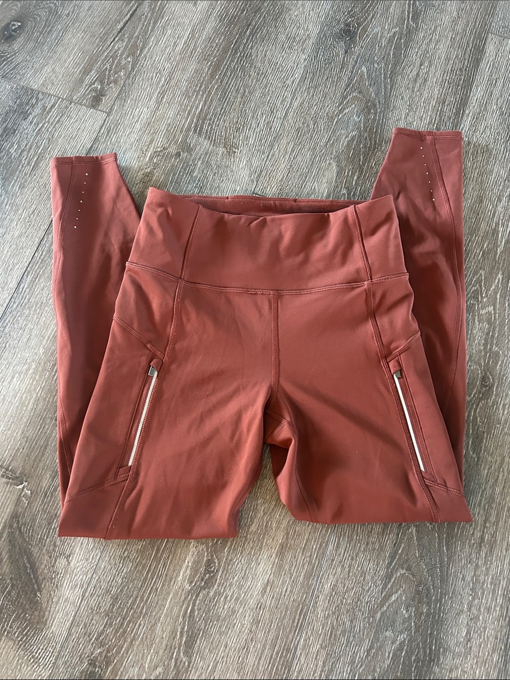 Athleta Rainier Tight Leggings in Rust